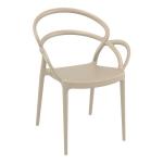 Zap MILA Arm Chair - Taupe ZA.1095C