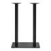 ANZIO Table Base - Black Large Rectangle - Bar Height