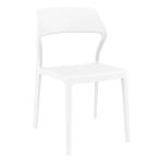Zap SNOW Side Chair - White ZA.1101C