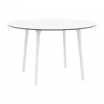 Zap MAYA Dining Table - 120cm - White ZA.1115CT