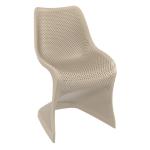 Zap BLOOM side chair - Taupe ZA.1153C