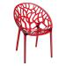 CRYSTAL Arm Chair - Red Transparent