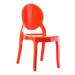 ELIZABETH side chair - Glossy Red