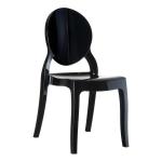 Zap ELIZABETH side chair - Glossy Black ZA.1166C
