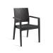 IBIZA Arm Chair - Dark Grey - Dark Grey