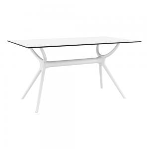 Zap AIR Dining Table - 180 Rect - White ZA.1208CT