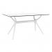 AIR Dining Table - 180 Rect - White