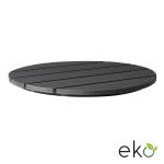 Zap EKO Table Top - Black - 70cm dia ZA.1306T