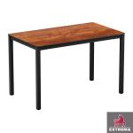 Zap EXTREMA Copper Textured 4 Leg Dining Table - Rectangular ZA.1330CT