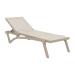 PACIFIC Sun Lounger - White/Taupe