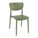 MONNA Side Chair - Olive Green