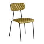 Zap KARA Side Chair – Diamond Stitched - Vintage Gold ZA.151242C