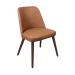 AZTEC Side Chair - Faux Leather - Cognac Vintage Elegance