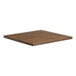 Zap Rustic Solid Oak Table Top - Smoked - 70cm x 70cm ZA.15131200T
