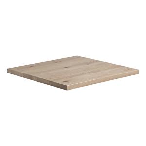 Click to view product details and reviews for Zap Rustic Solid Oak Table Top Extra White 60cm X 60cm.