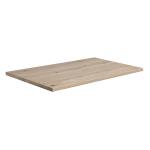 Zap Rustic Solid Oak Table Top - Extra White - 120 x 70cm ZA.15131220T
