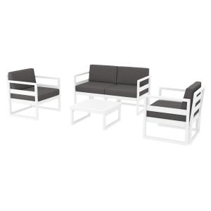 Click to view product details and reviews for Zap Mykonos Lounge Set White Dark Grey Cushions Za15131282ls.