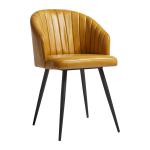 Zap BROOKLYN Tub Chair - Leather - Vintage Gold ZA.1513129C