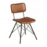 Zap DUKE Side Chair - Leather - Bruciato ZA.1513139C