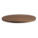 Zap Rustic Solid Oak Table Top - Smoked - 60cm dia ZA.1513195T