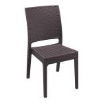 Zap FLORIDA Side Chair - Brown - Brown ZA.1516C
