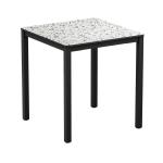 EXTREMA  Mixed Terrazzo 4 Leg Dining Table - Square - 79cm x 79cm