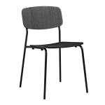 Zap VORSTA Side Chair - Black Ash/Black Frame ZA.1569C