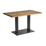 Zap WINDSOR Dining Table - Rustic Antique - 120cm x 70cm ZA.2203CT