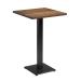 WINDSOR Bar Height Table - Smoked - 70cm x 70cm