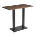 WINDSOR Bar Height Table - Smoked - 120cm x 70cm