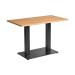 WARWICK Dining Table - Kaffee Light Oak - 120cm x 70cm