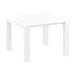 VEGAS 100x100/140cm Extendable Table - White
