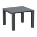 VEGAS 100x100/140cm Extendable Table - Dark Grey
