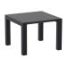 VEGAS 100x100/140cm Extendable Table - Black