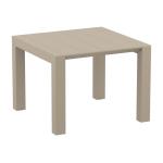 Zap VEGAS 100x100/140cm Extendable Table - Taupe ZA.2974T