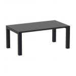 Zap VEGAS 100x180/220cm Extendable Table Medium - Black ZA.2977T
