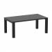 VEGAS 100x180/220cm Extendable Table Medium - Black