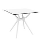 Zap AIR Dining Table 80 - White ZA.2979T