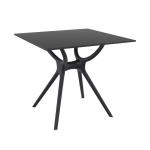 Zap AIR Dining Table 80 - Black ZA.2980T