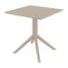 SKY Table 70 - Taupe