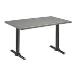 ENDURATOP Complete Dining Table - FLAT Auto-Adjust - Grey - 120cm x 70cm