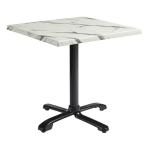 Zap ENDURATOP Complete Dining Flip Top - FLAT Auto-Adjust - Carrara Marble - 60cm x 60cm ZA.3015CT