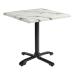 ENDURATOP Complete Dining Flip Top - FLAT Auto-Adjust - Carrara Marble - 60cm x 60cm