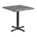 ENDURATOP Complete Dining Table - FLAT Auto-Adjust - Cement - 60cm x 60cm