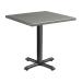 ENDURATOP Complete Dining Table - FLAT Auto-Adjust - Grey - 70cm x 70cm