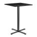 ENDURATOP Complete Bar Height Table - FLAT Auto-Adjust - Black - 70cm x 70cm