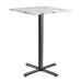 ENDURATOP Complete Bar Height Table - FLAT Auto-Adjust - Carrara Marble - 70cm x 70cm
