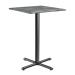 ENDURATOP Complete Bar Height Table - FLAT Auto-Adjust - Cement - 70cm x 70cm