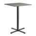 ENDURATOP Complete Bar Height Table - FLAT Auto-Adjust - Grey - 70cm x 70cm