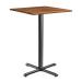 ENDURATOP Complete Bar Height Table - FLAT Auto-Adjust - Natural Wood - 70cm x 70cm